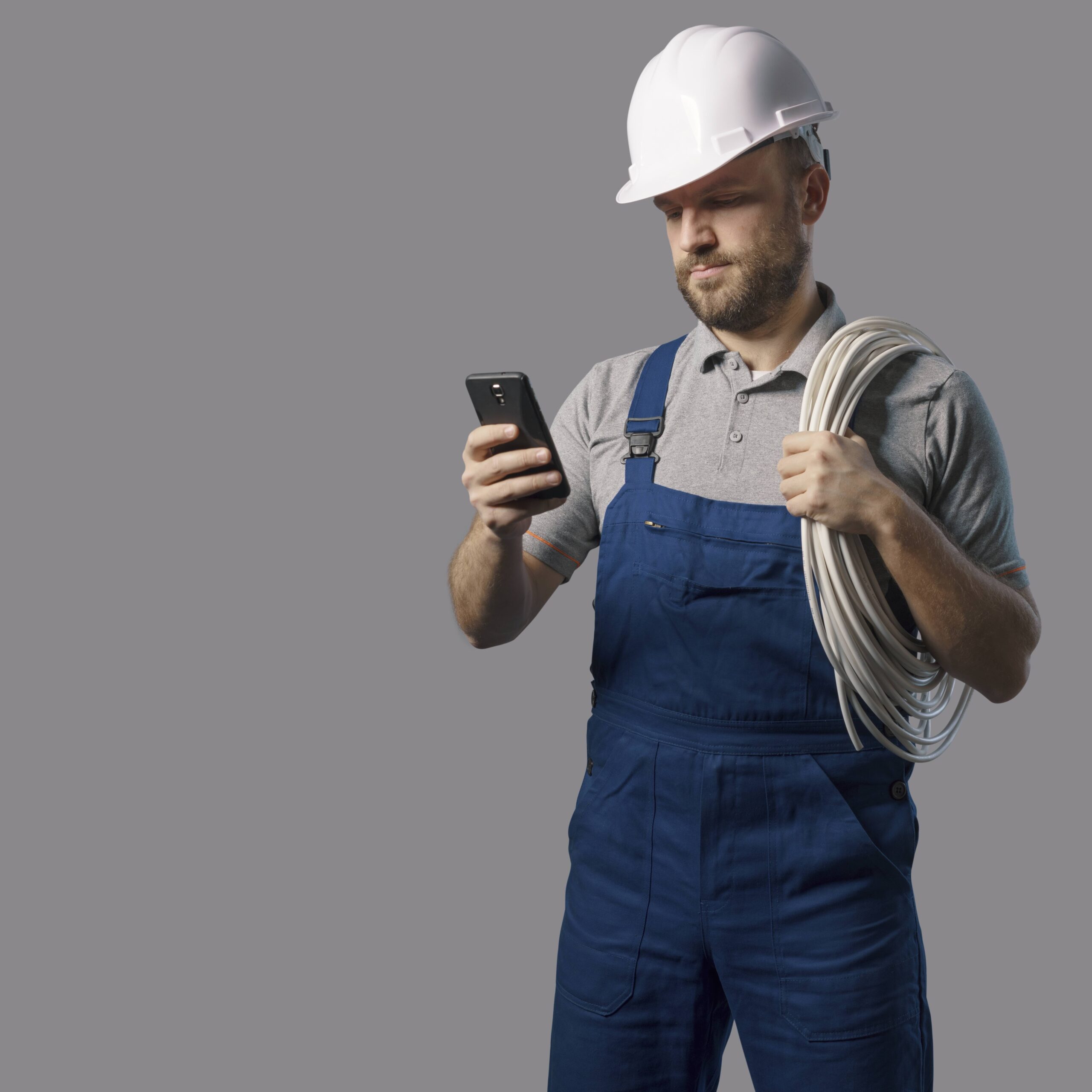 professional electrician using a smartphone 2025 01 07 23 10 46 utc scaled